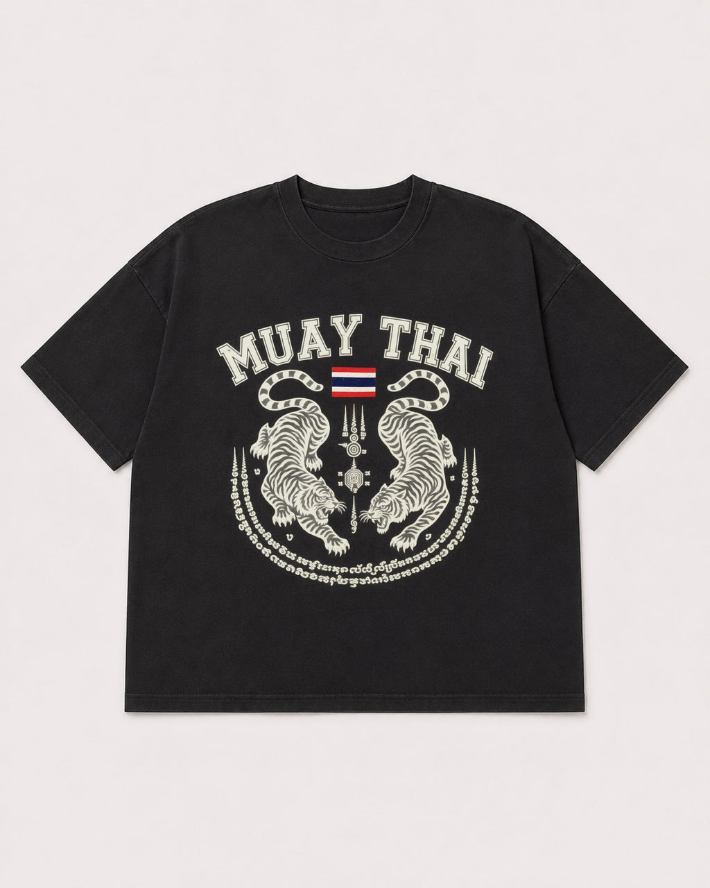 Mockup Boxy Heavyweight Tee Black product