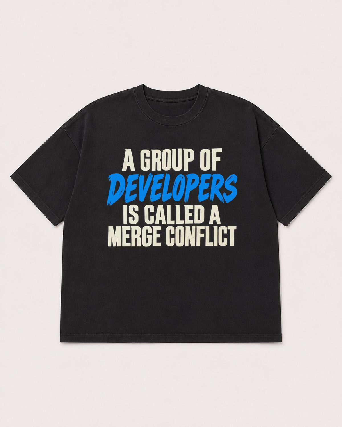 Mockup Boxy Heavyweight Tee Black product