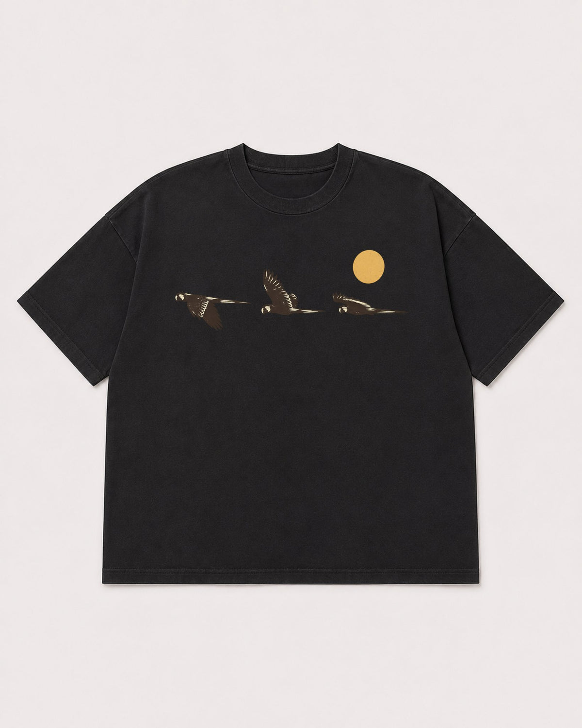Mockup Boxy Heavyweight Tee Black product