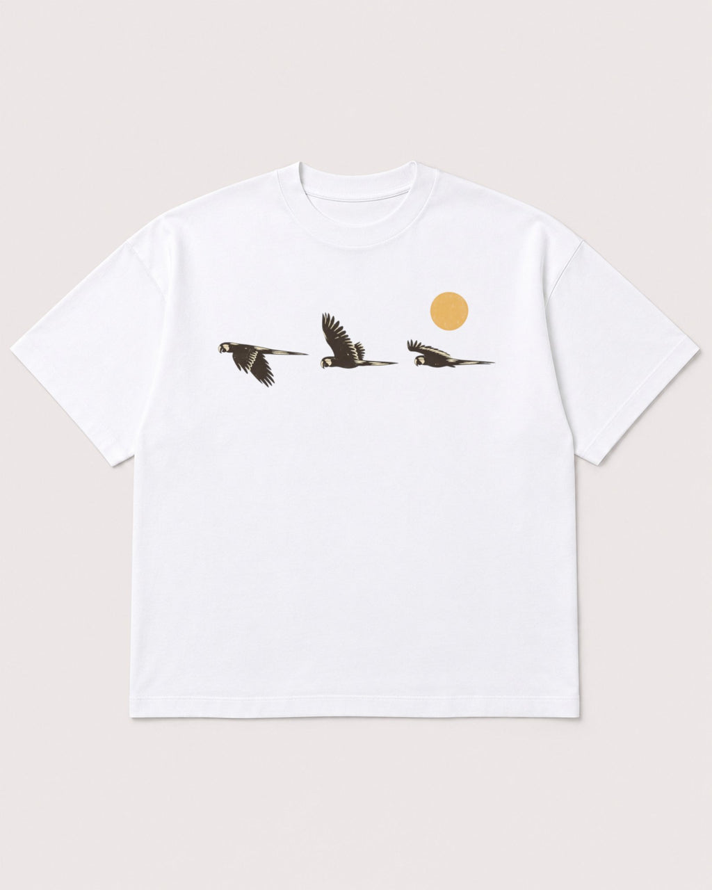 Mockup Boxy Heavyweight Tee White product