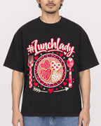 Mockup Boxy Heavyweight Tee Black male close-up 02