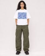 Mockup Boxy Heavyweight Tee White female full-body 07