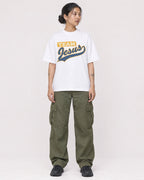 Mockup Boxy Heavyweight Tee White female full-body 12