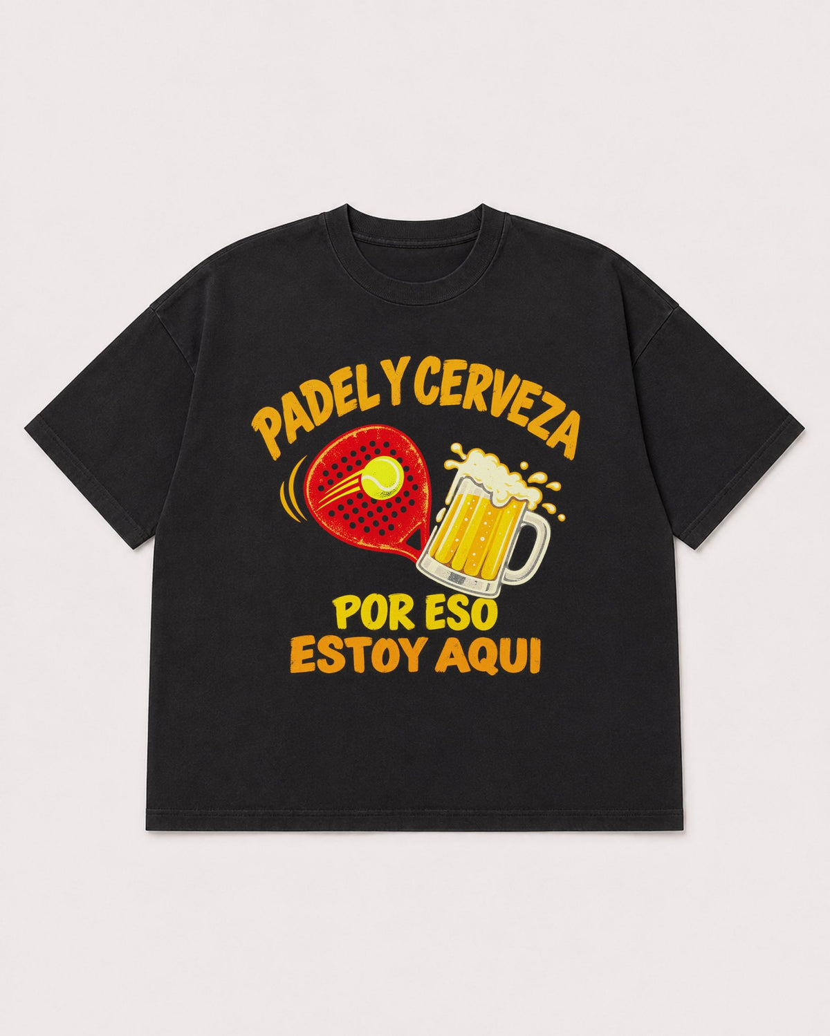 Mockup Boxy Heavyweight Tee Black product