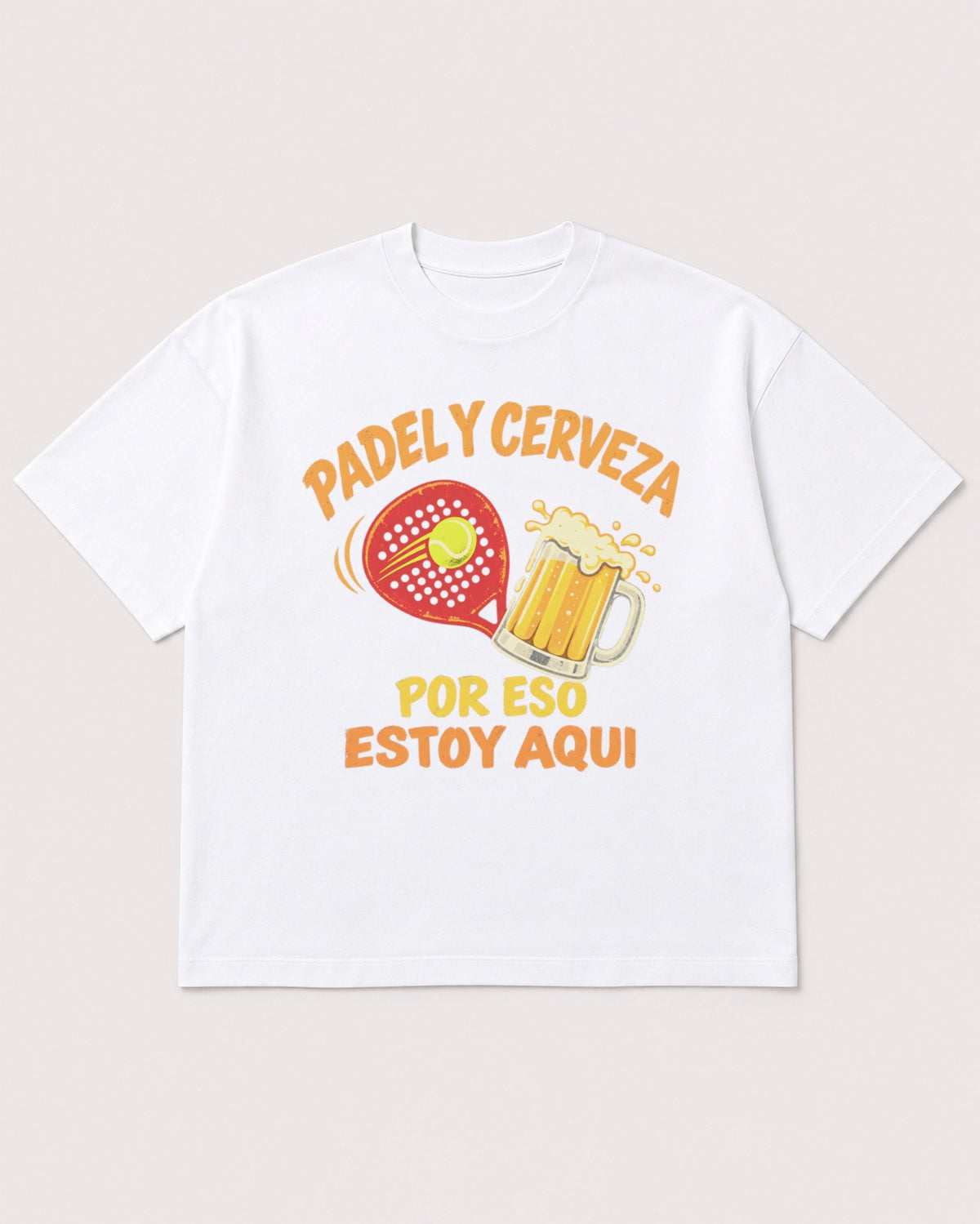 Mockup Boxy Heavyweight Tee White product