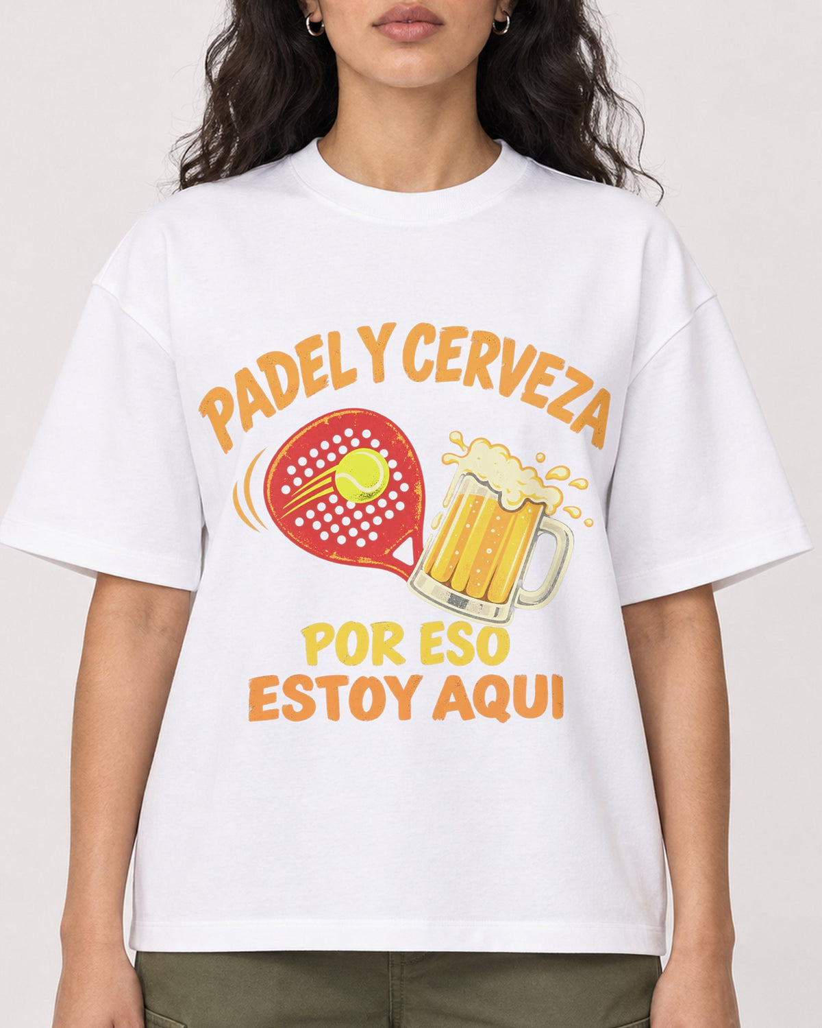 Mockup Boxy Heavyweight Tee White female close-up 07