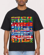 Mockup Boxy Heavyweight Tee Black male close-up 05