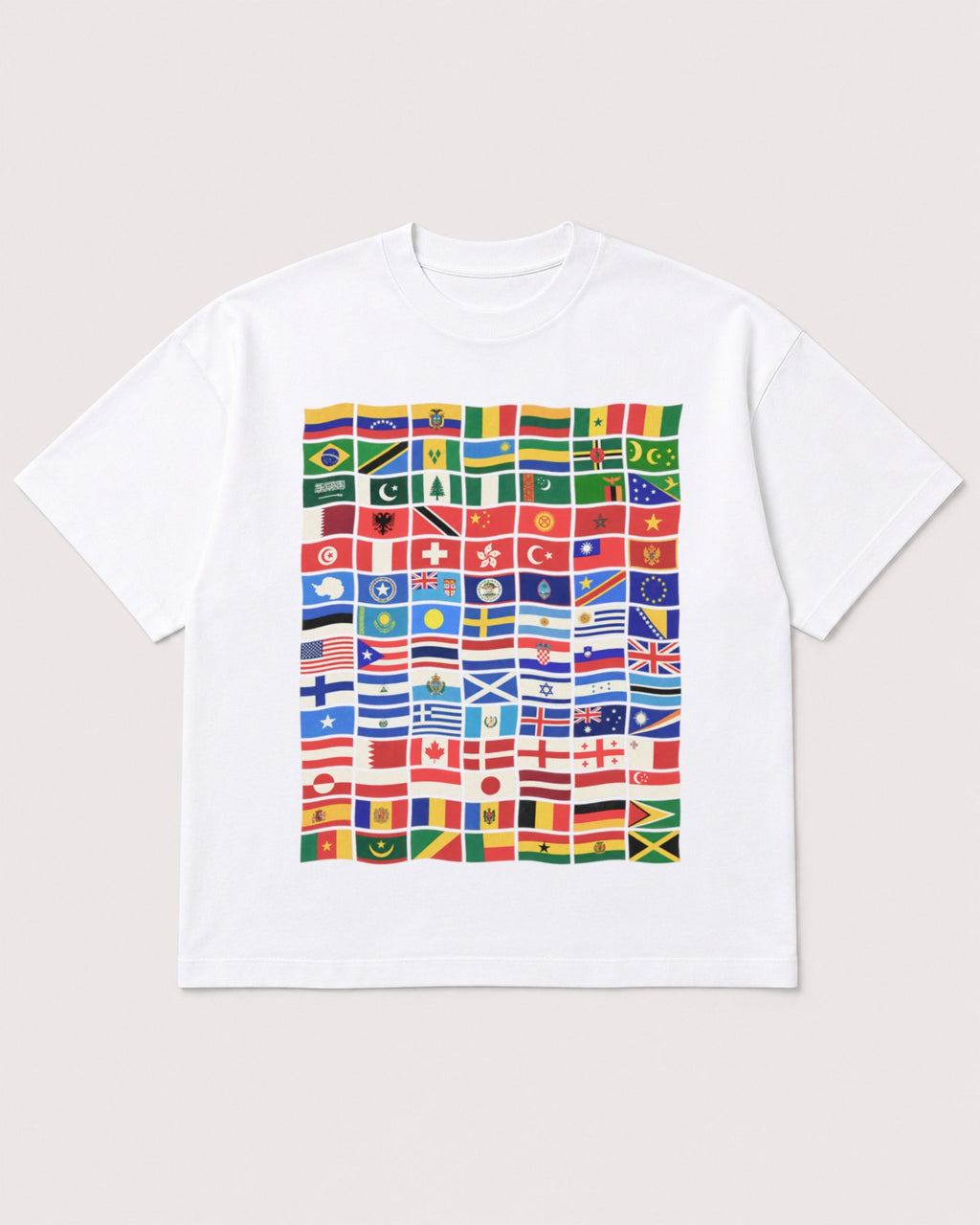 Mockup Boxy Heavyweight Tee White product