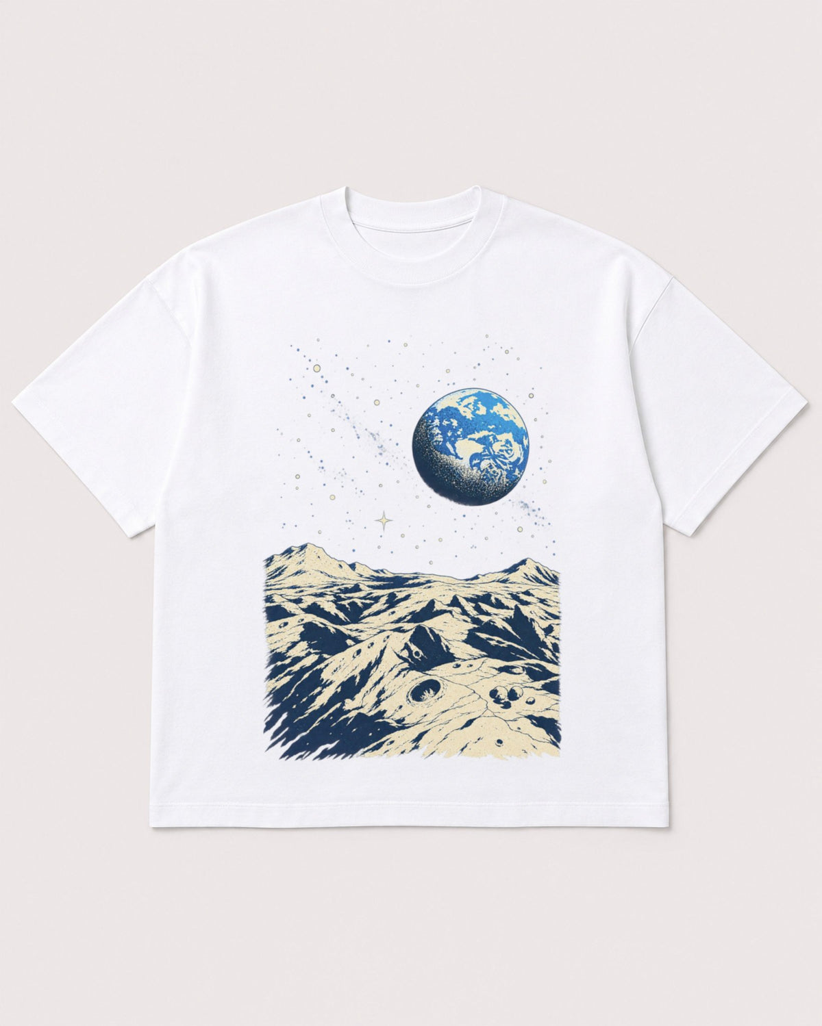 Mockup Boxy Heavyweight Tee White product