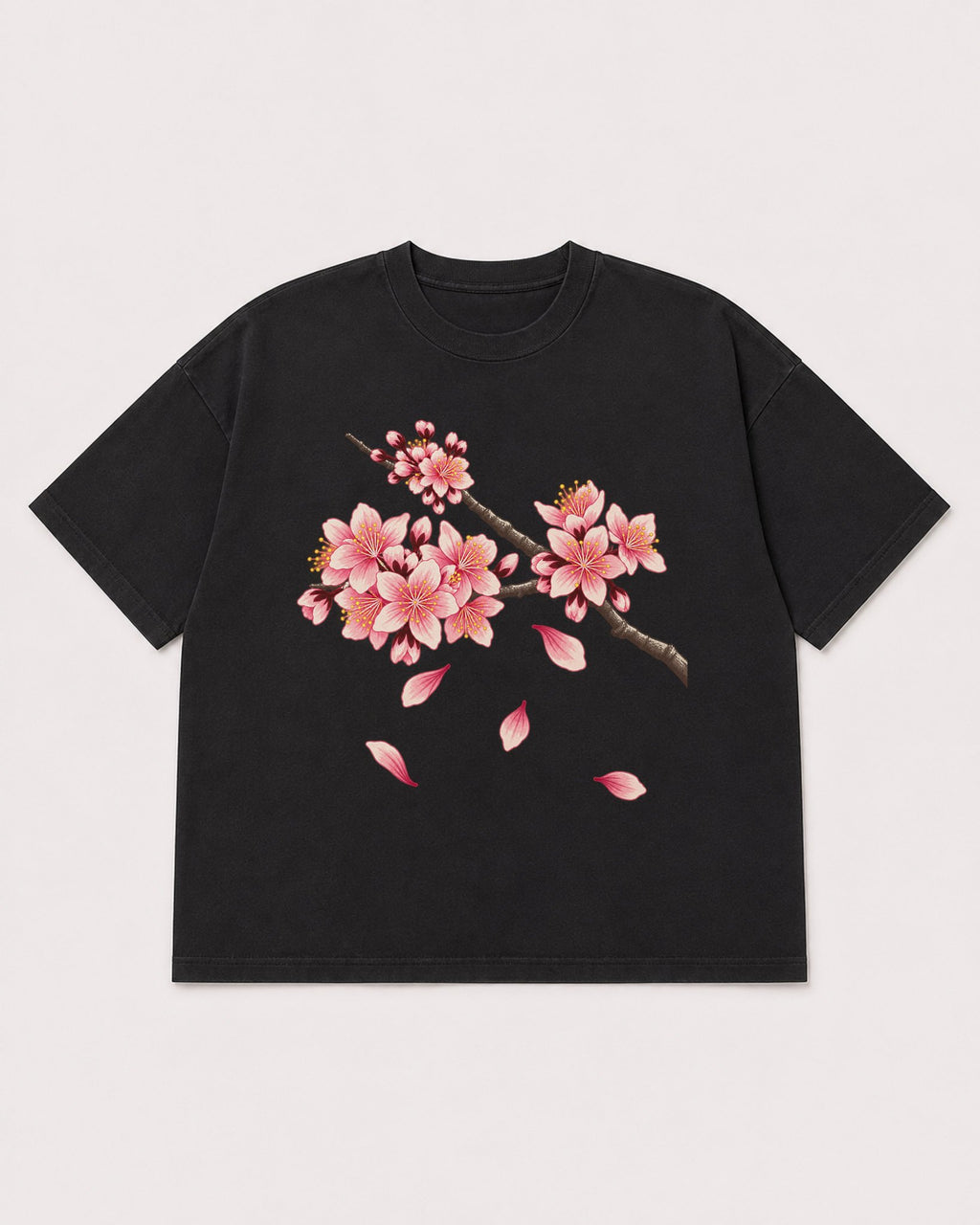 Mockup Boxy Heavyweight Tee Black product