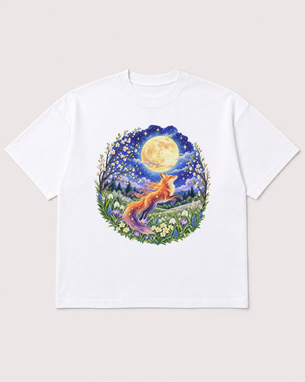Mockup Boxy Heavyweight Tee White product