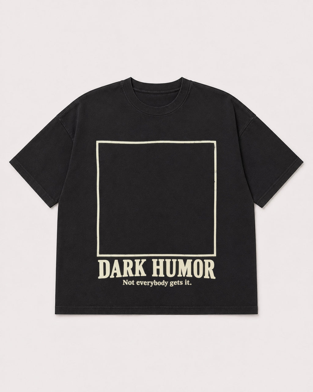 Mockup Boxy Heavyweight Tee Black product