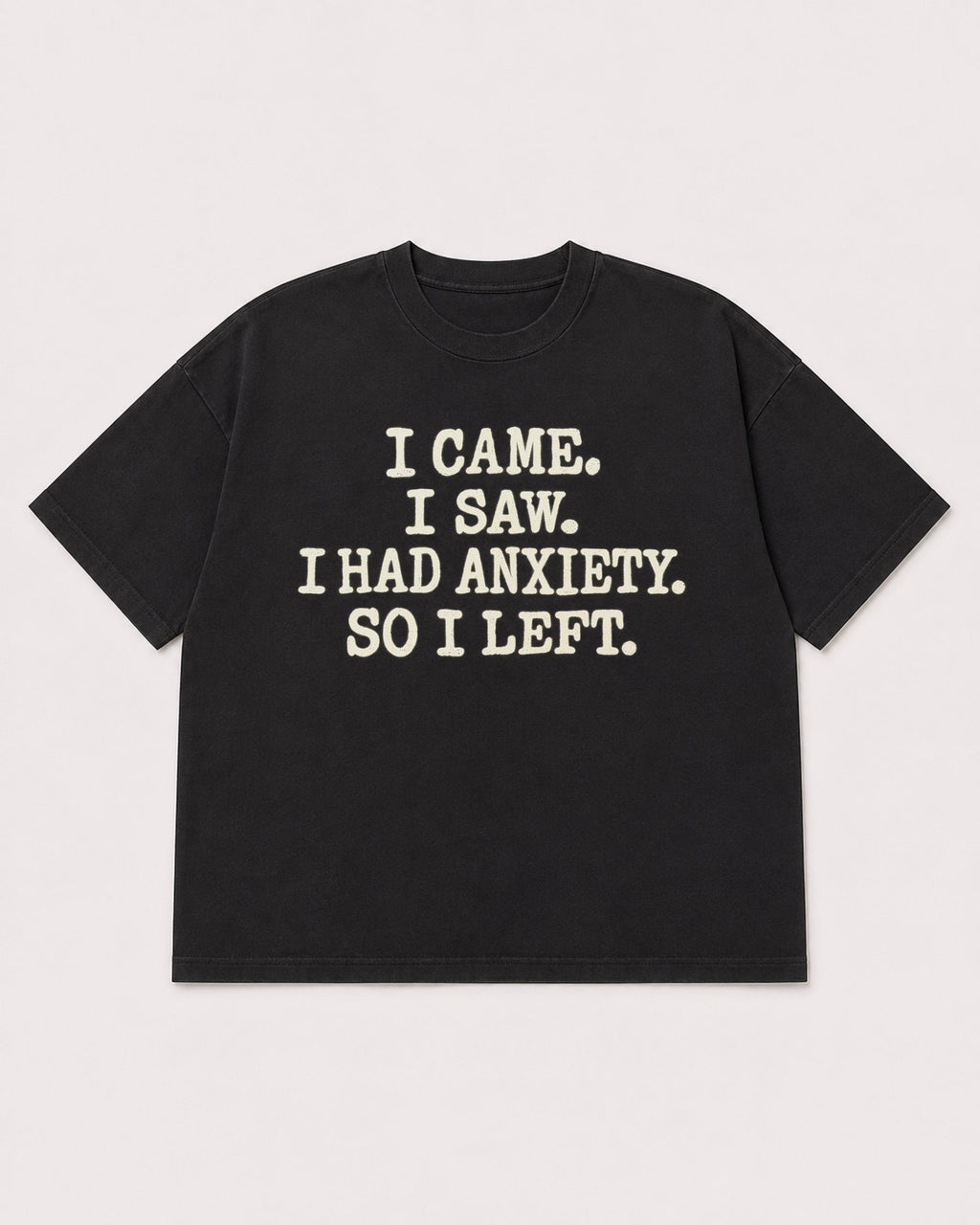 Mockup Boxy Heavyweight Tee Black product