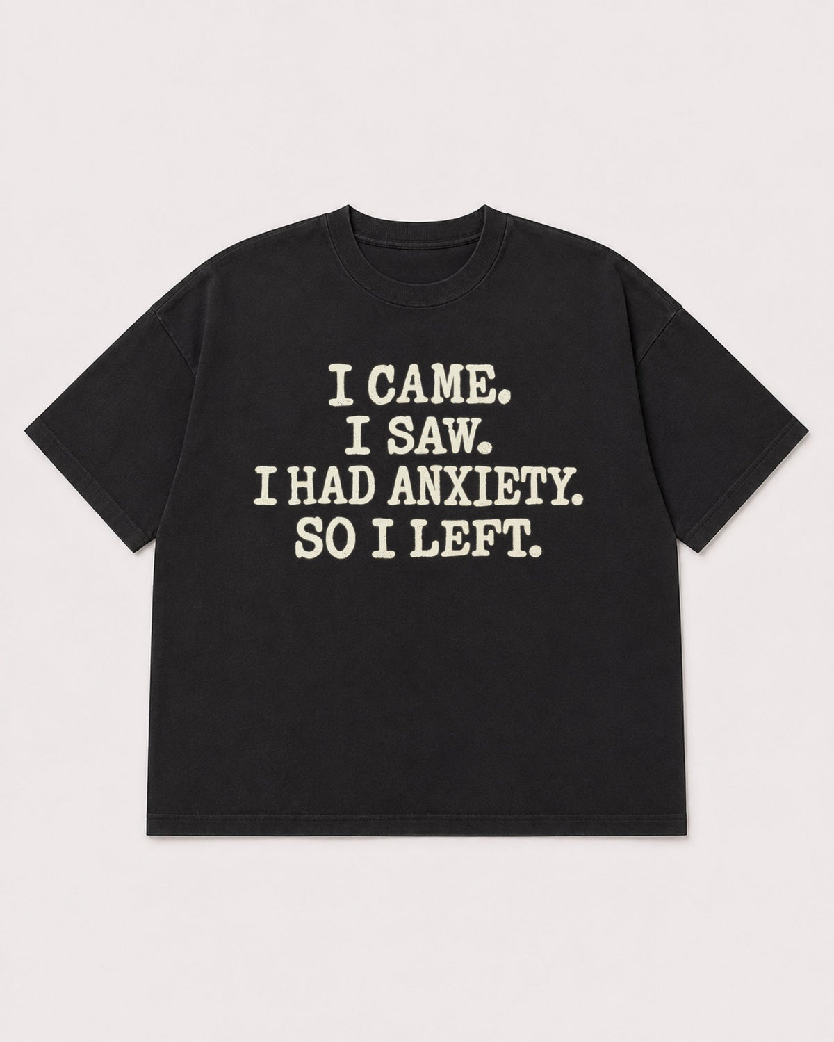 Mockup Boxy Heavyweight Tee Black product