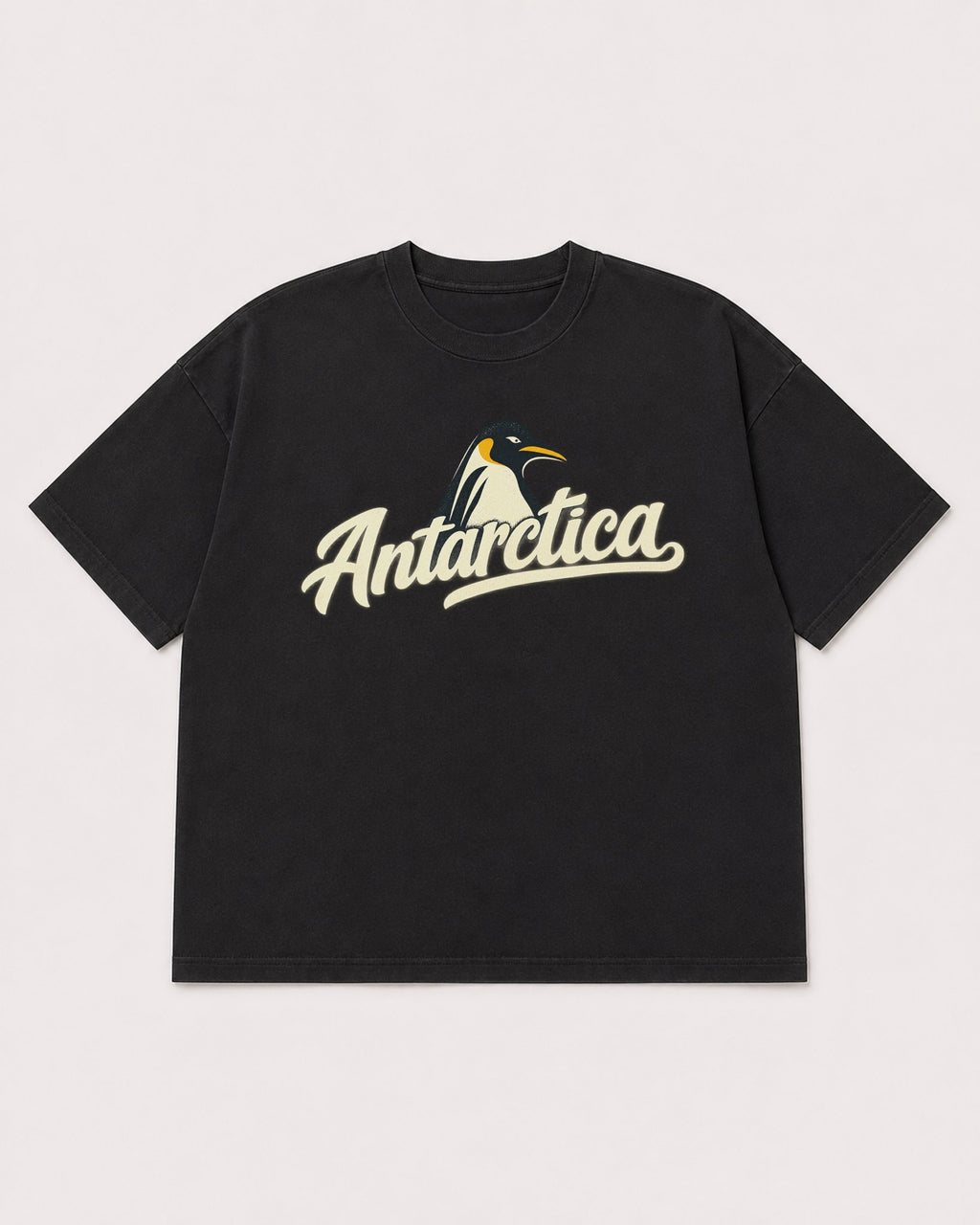Mockup Boxy Heavyweight Tee Black product