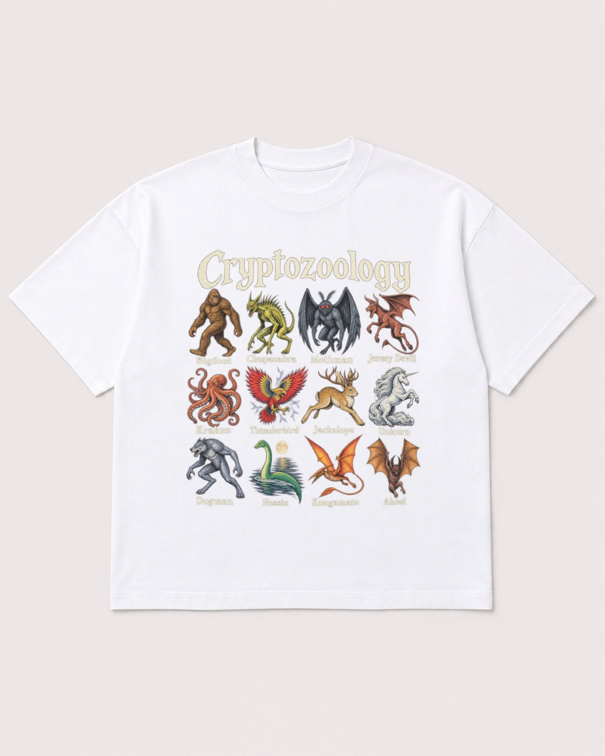 Mockup Boxy Heavyweight Tee White product