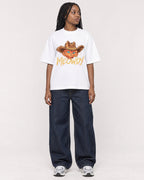 Mockup Boxy Heavyweight Tee White female full-body 04