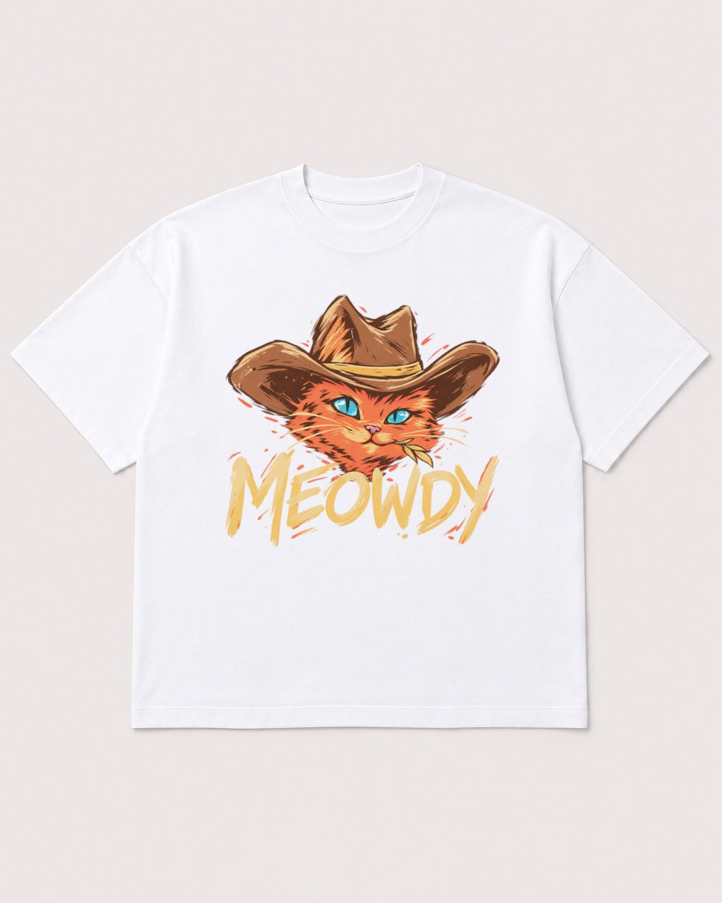 Mockup Boxy Heavyweight Tee White product