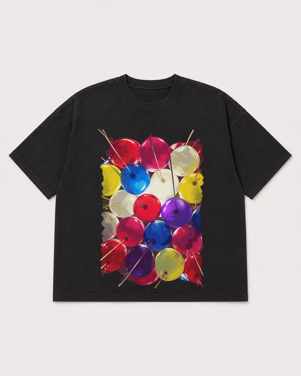 Mockup Boxy Heavyweight Tee Black product