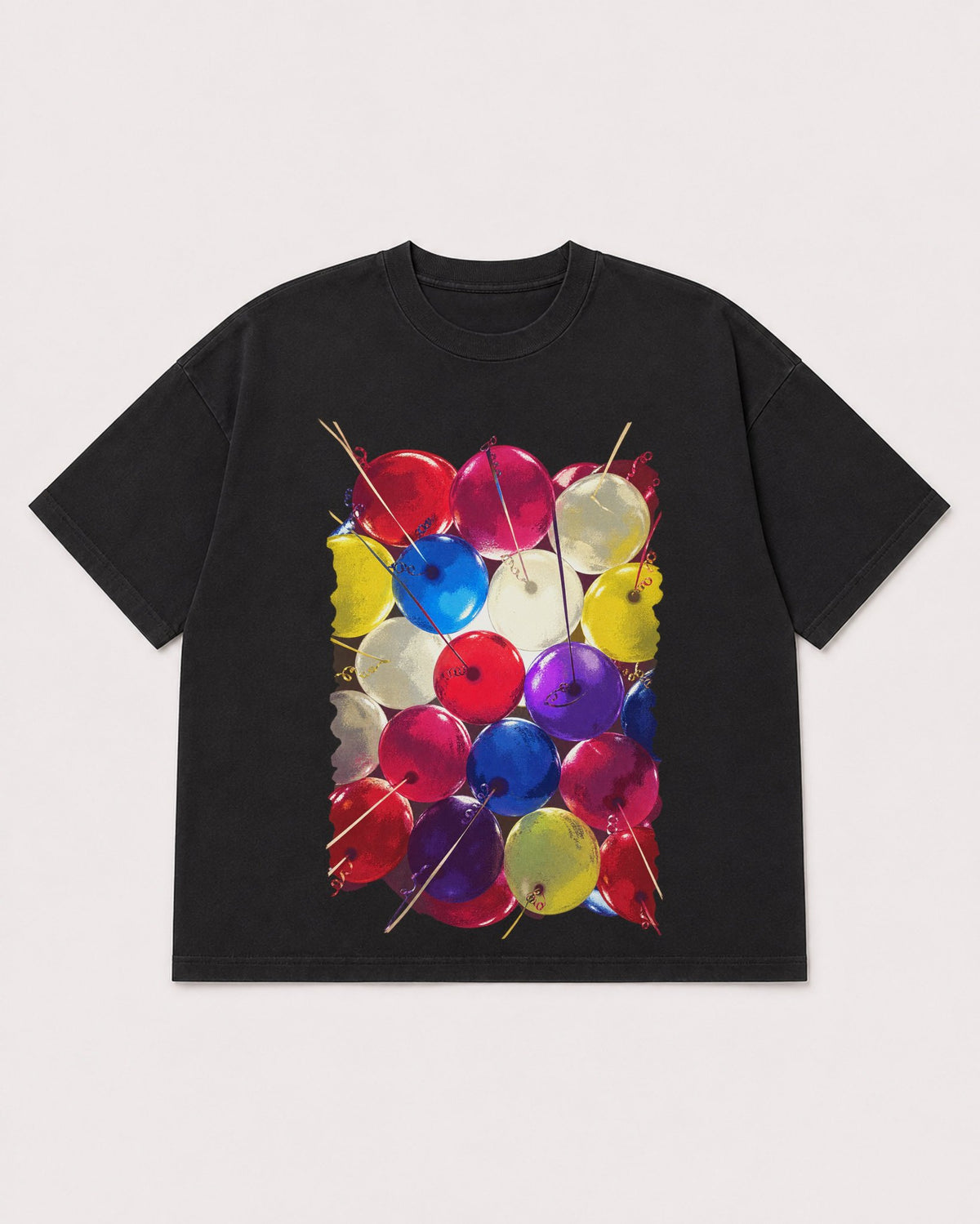Mockup Boxy Heavyweight Tee Black product