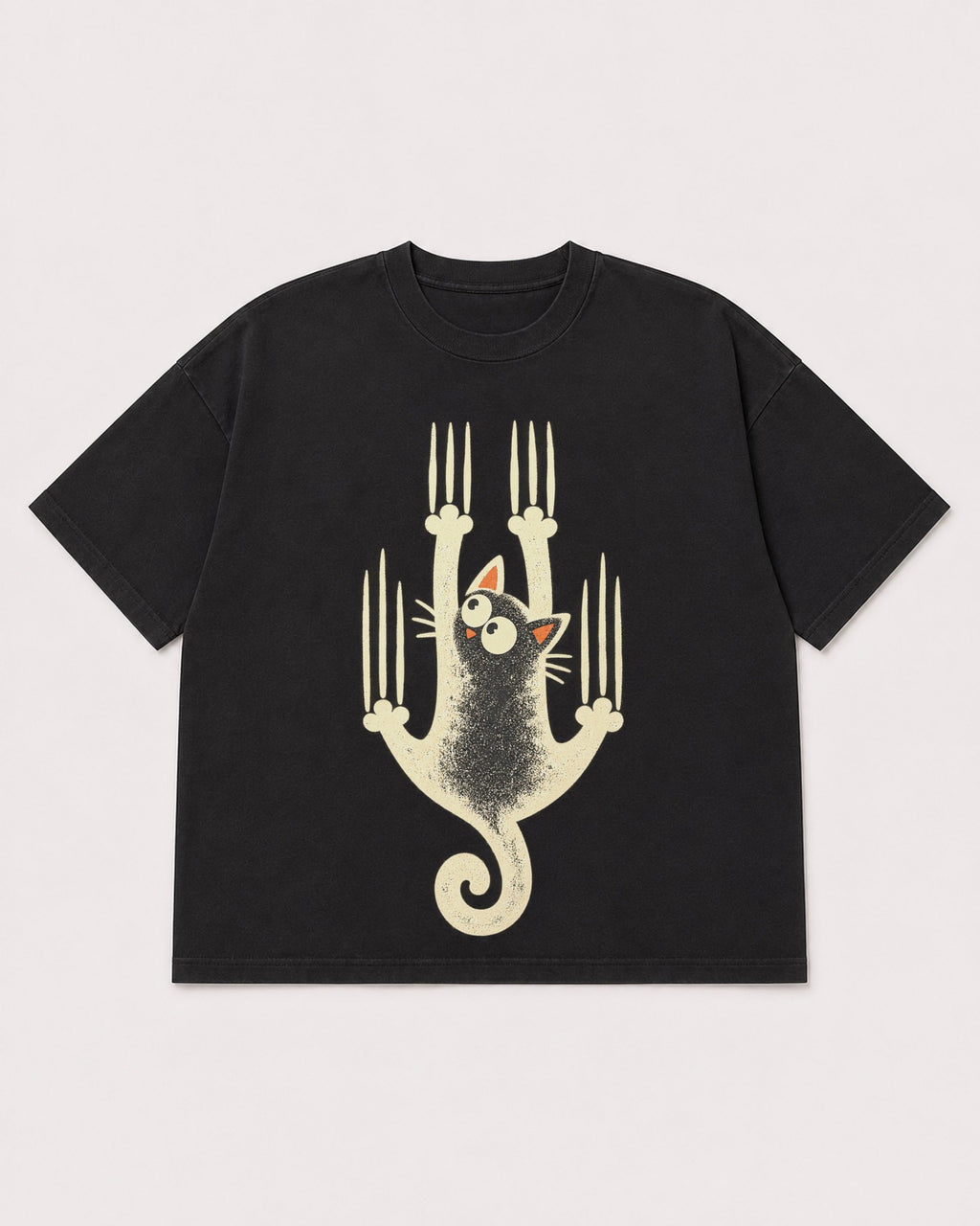 Mockup Boxy Heavyweight Tee Black product