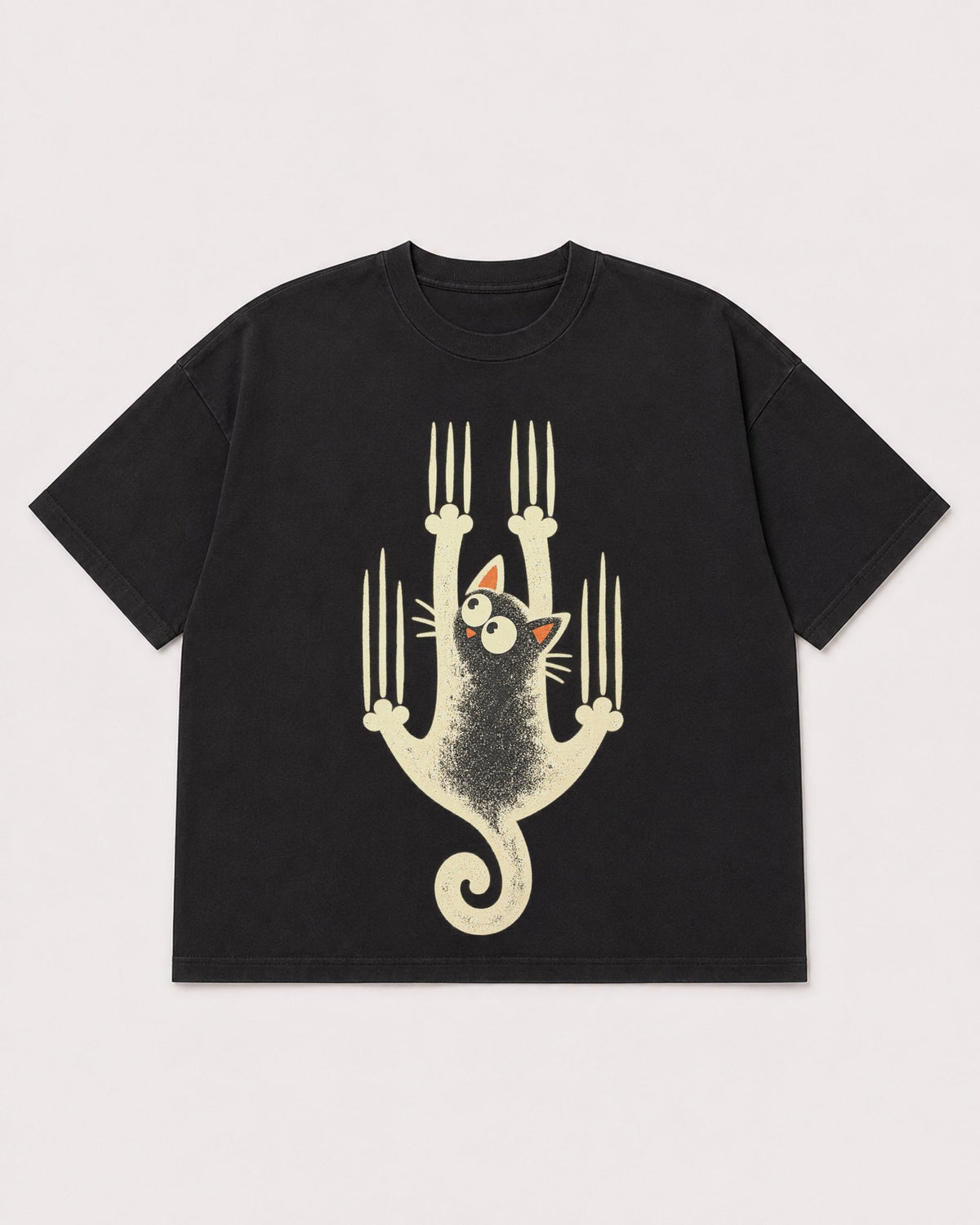 Mockup Boxy Heavyweight Tee Black product