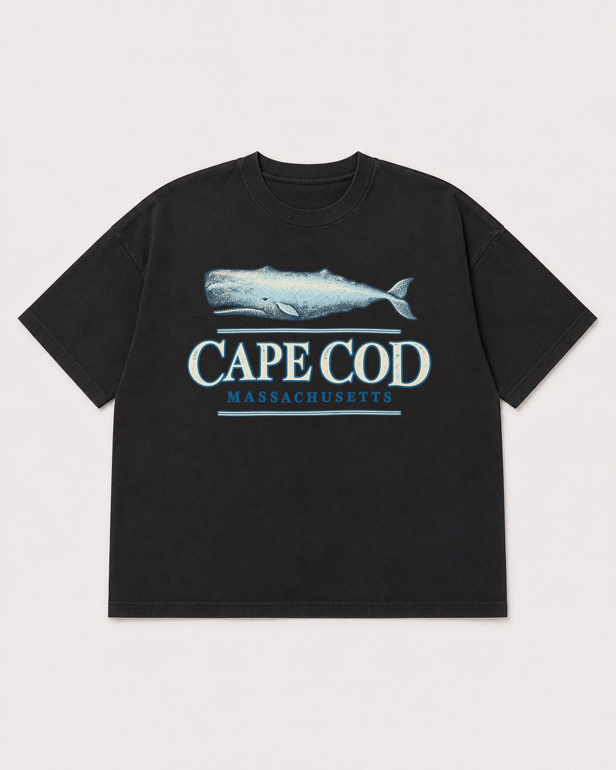 Mockup Boxy Heavyweight Tee Black product