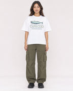 Mockup Boxy Heavyweight Tee White female full-body 02