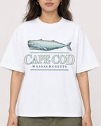 Mockup Boxy Heavyweight Tee White female close-up 02