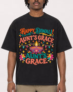 Mockup Boxy Heavyweight Tee Black male close-up 04