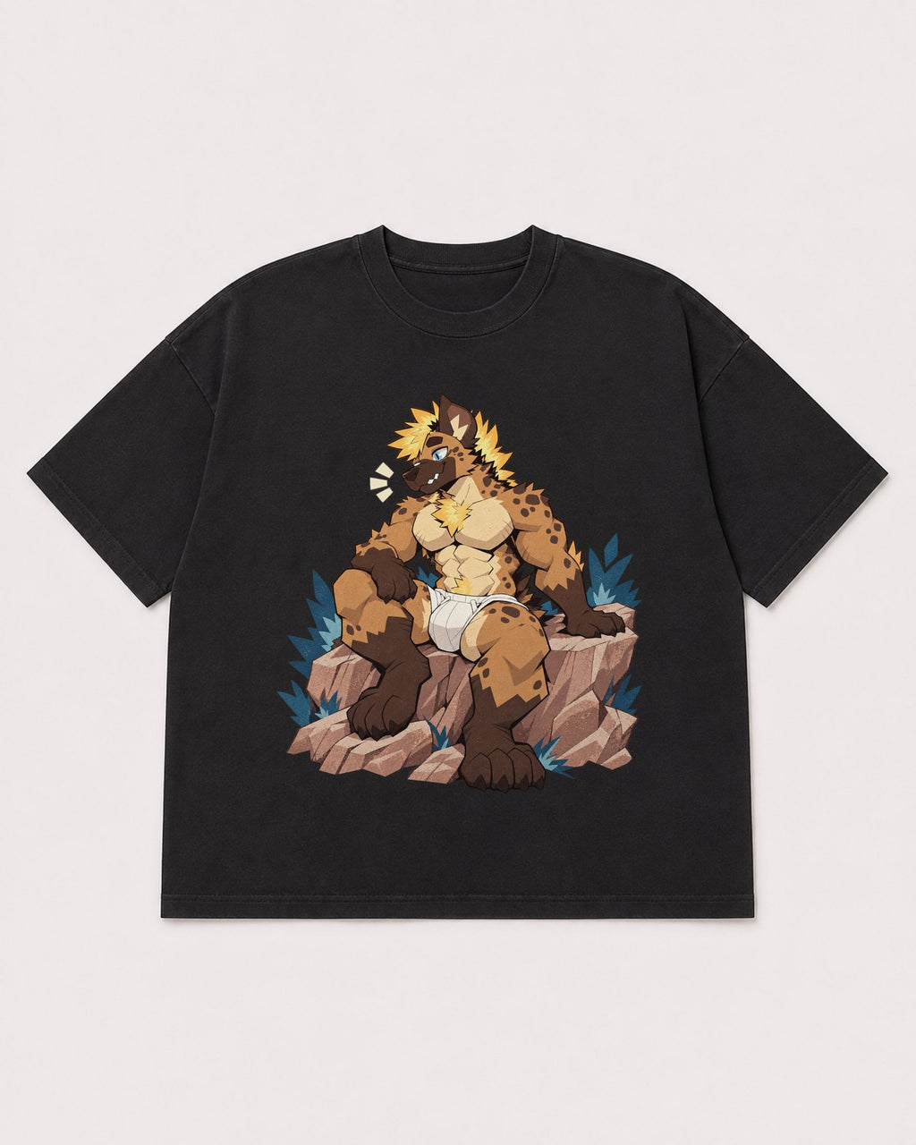 Mockup Boxy Heavyweight Tee Black product