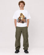 Mockup Boxy Heavyweight Tee White male full-body 09