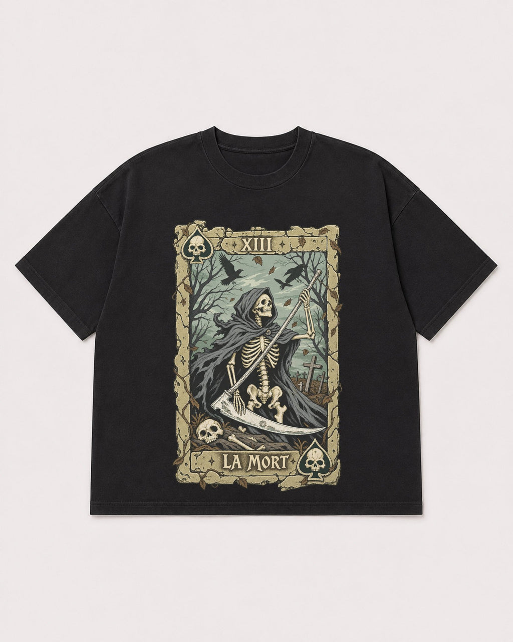 Mockup Boxy Heavyweight Tee Black product