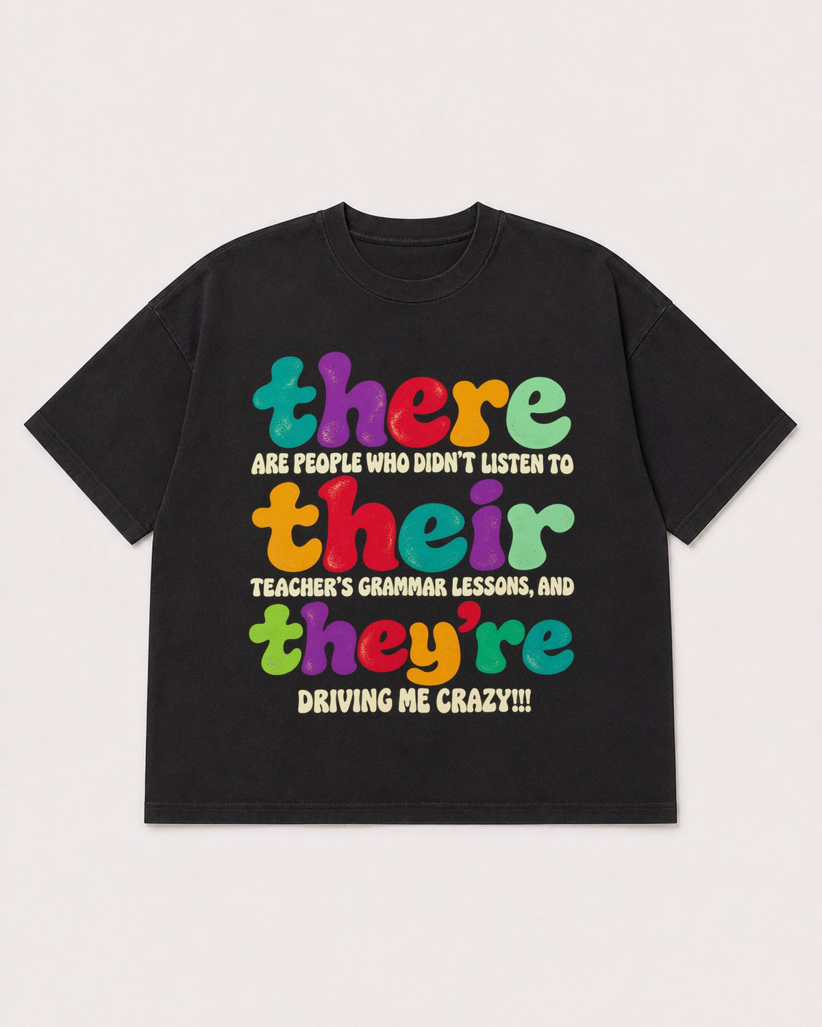 Mockup Boxy Heavyweight Tee Black product