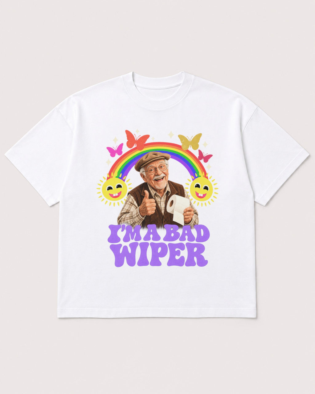 Mockup Boxy Heavyweight Tee White product
