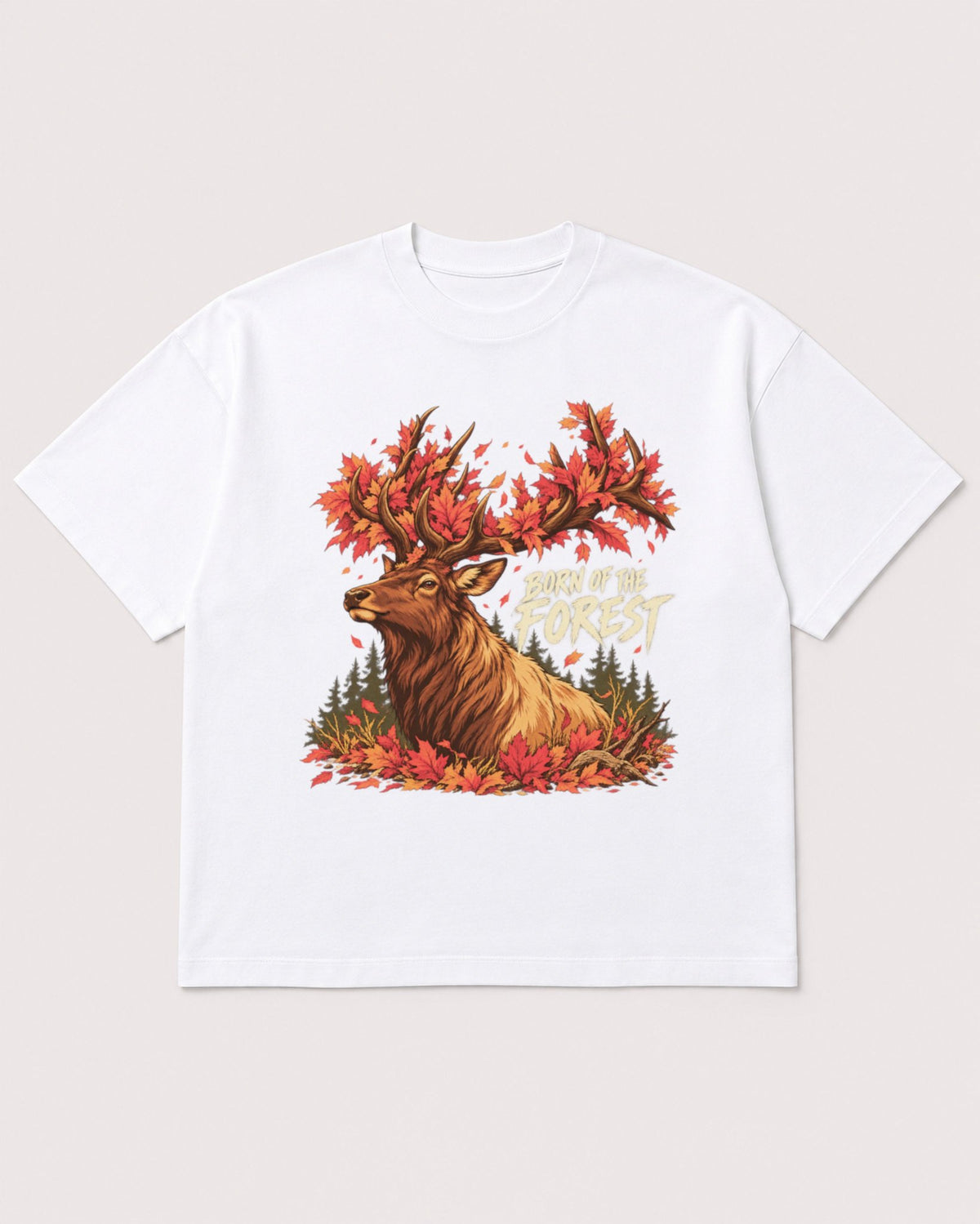 Mockup Boxy Heavyweight Tee White product