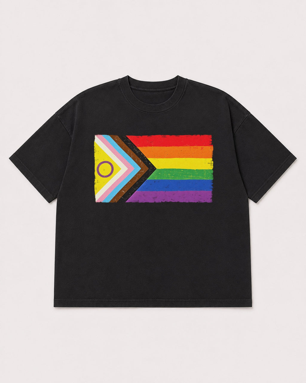 Mockup Boxy Heavyweight Tee Black product