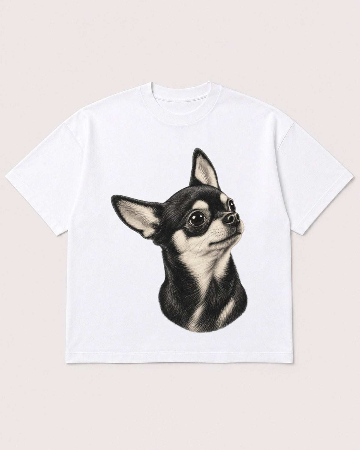 Mockup Boxy Heavyweight Tee White product