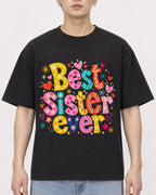 Mockup Boxy Heavyweight Tee Black male close-up 01