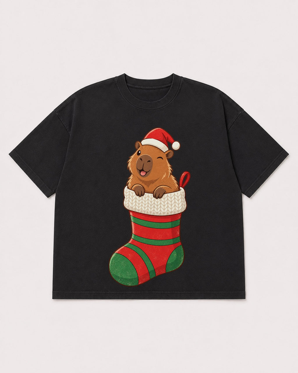 Mockup Boxy Heavyweight Tee Black product