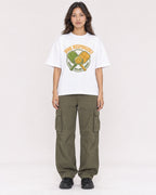 Mockup Boxy Heavyweight Tee White female full-body 02