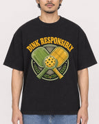 Mockup Boxy Heavyweight Tee Black male close-up 02