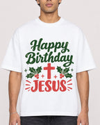Mockup Boxy Heavyweight Tee White male close-up 10