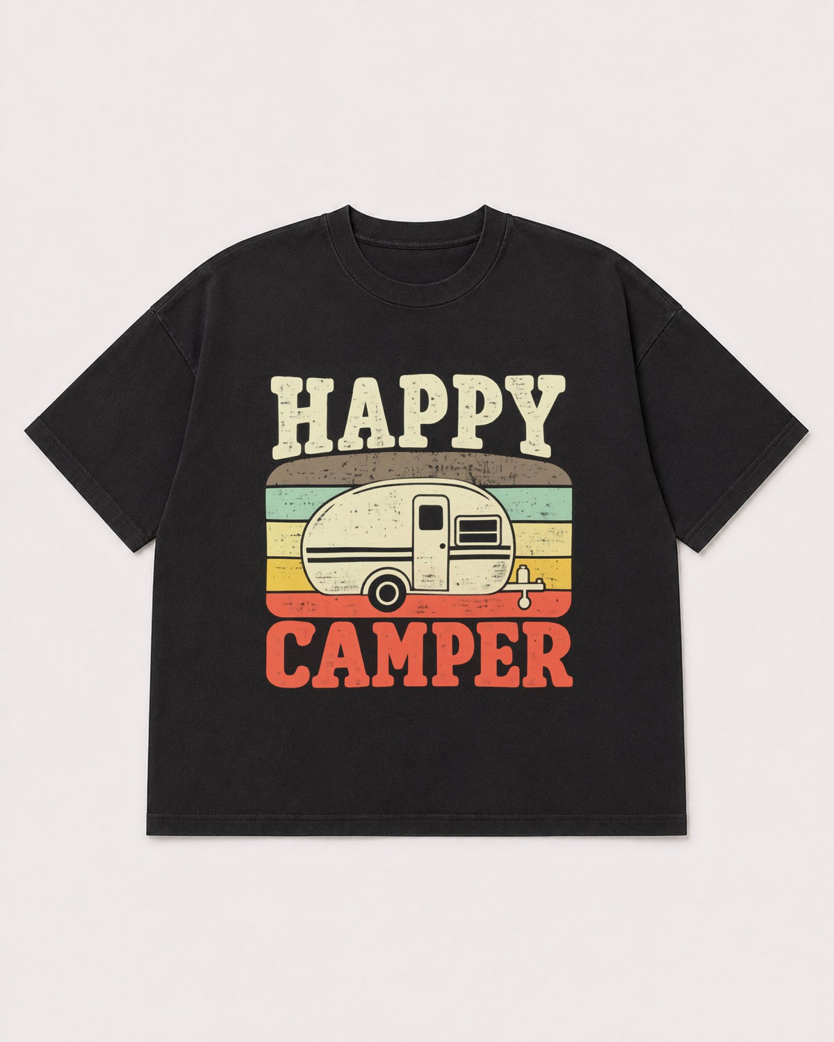 Mockup Boxy Heavyweight Tee Black product