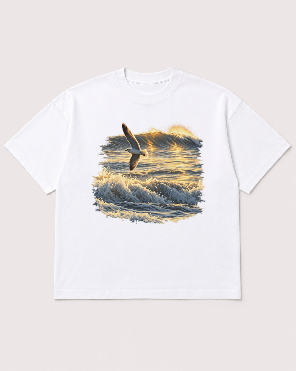 Mockup Boxy Heavyweight Tee White product