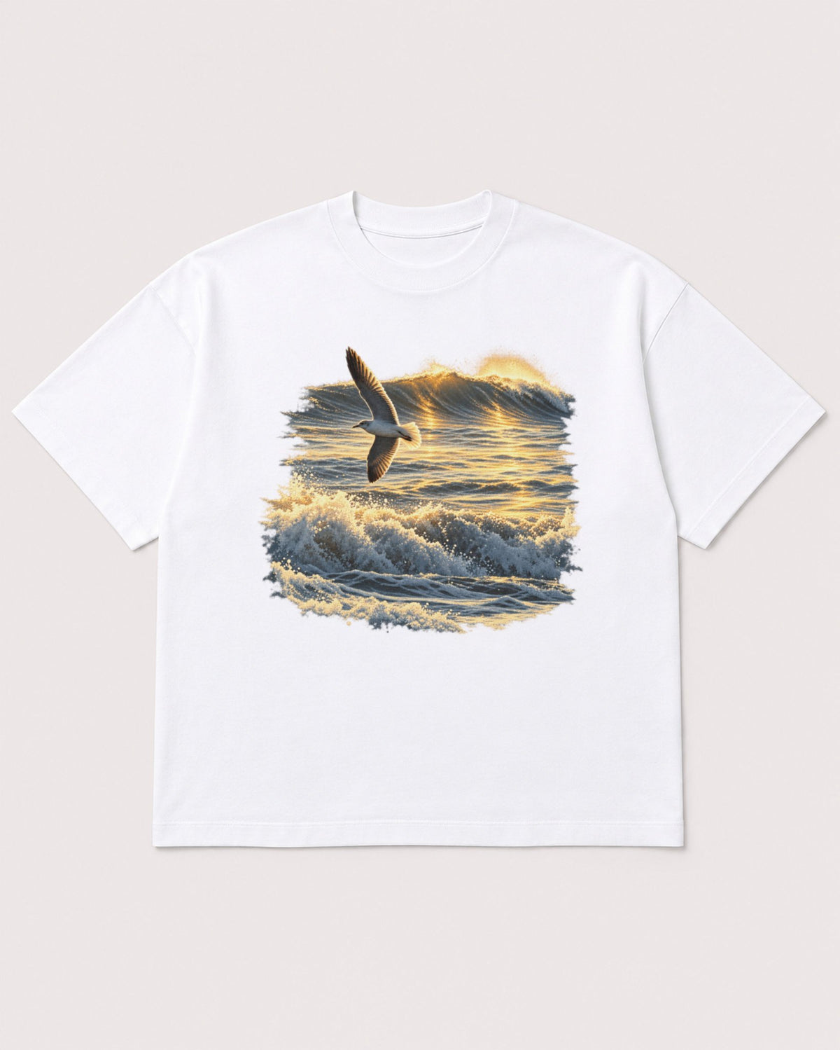 Mockup Boxy Heavyweight Tee White product