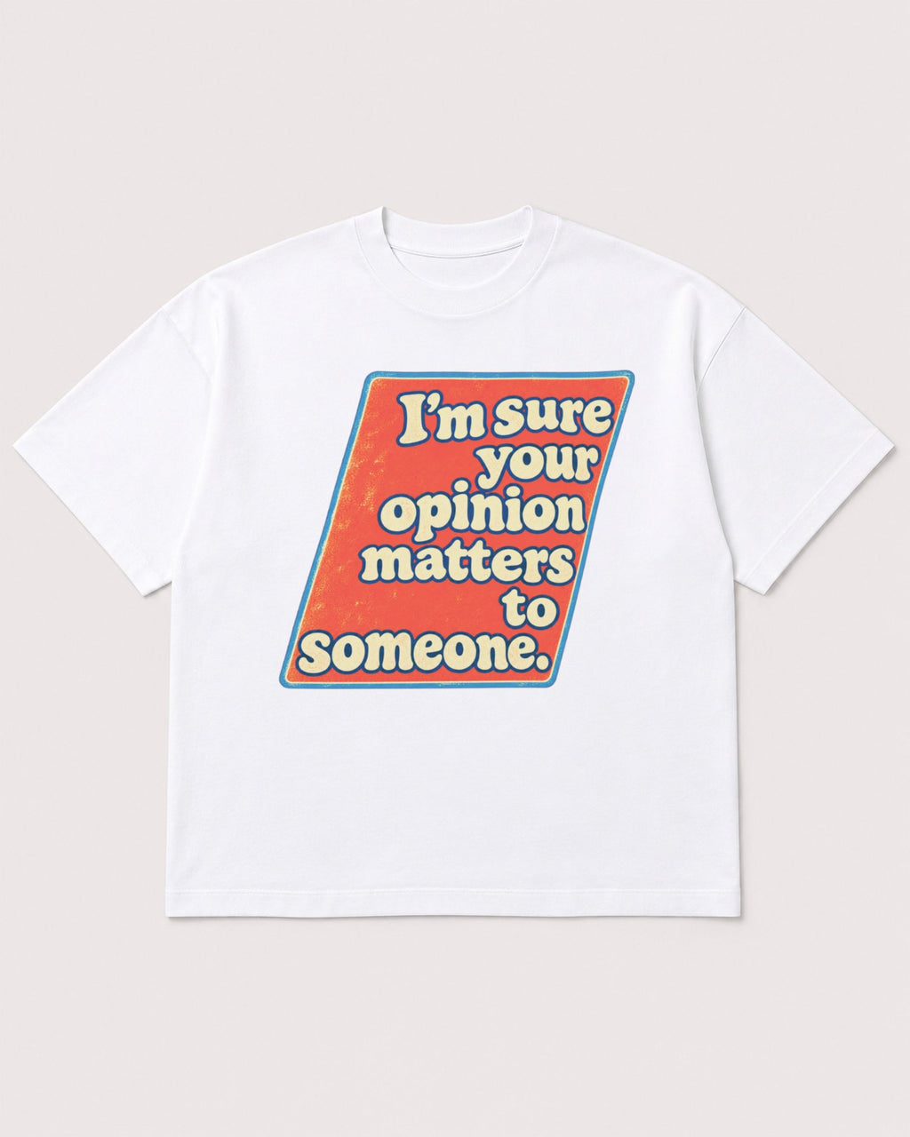 Mockup Boxy Heavyweight Tee White product
