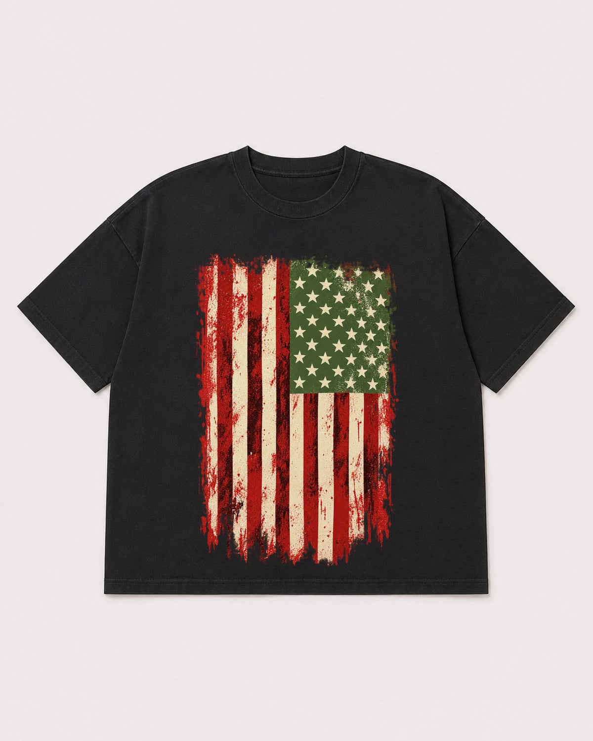 Mockup Boxy Heavyweight Tee Black product