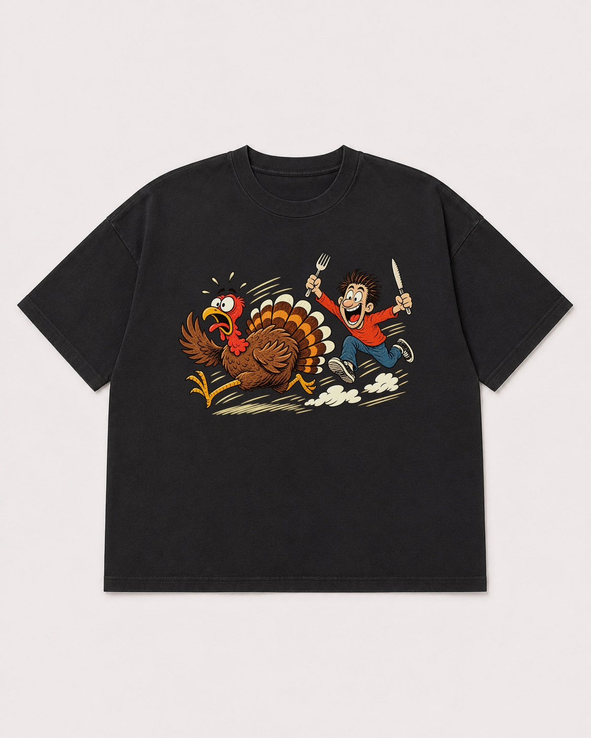 Mockup Boxy Heavyweight Tee Black product