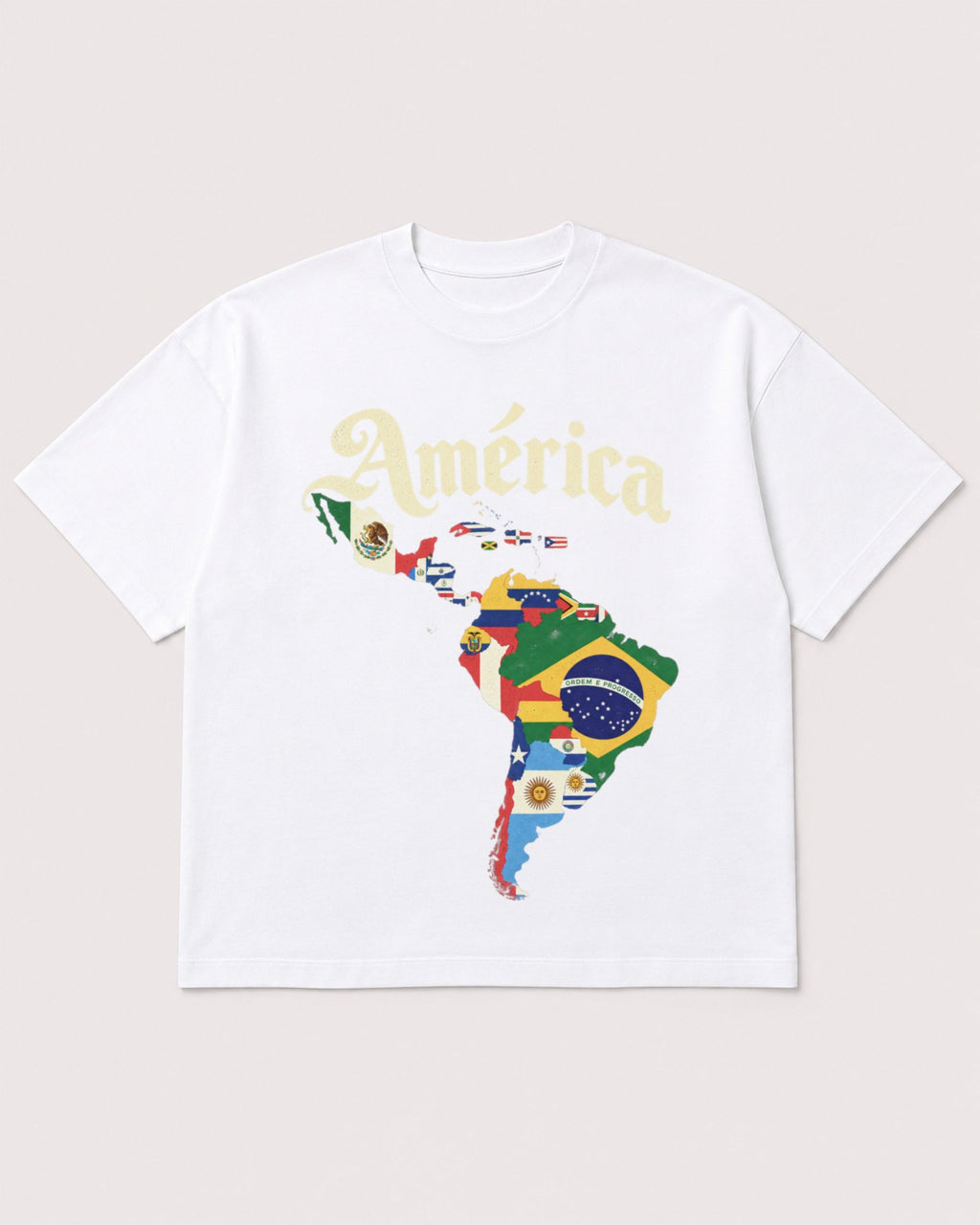 Mockup Boxy Heavyweight Tee White product